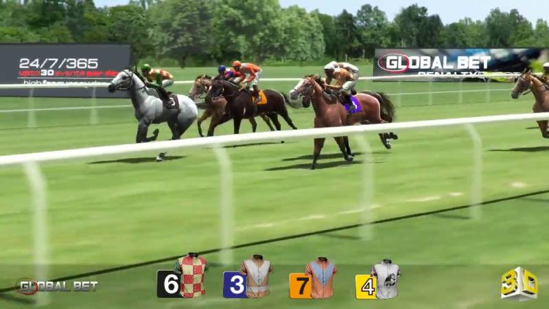 Dua ngua ao Virtual Horse Racing